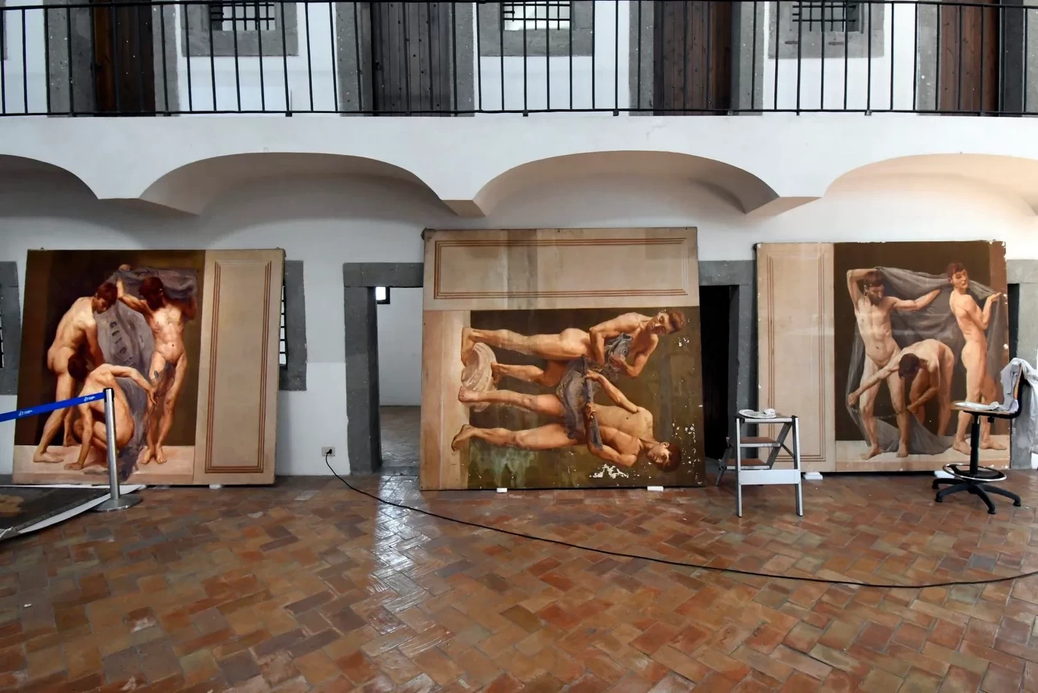 Epopea della pesca - nell’ex Carcere maschile del San Michele durante i restauri